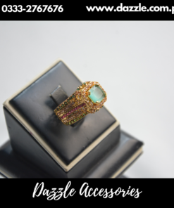 Mint Multi Color Adjustable Ladies Ring