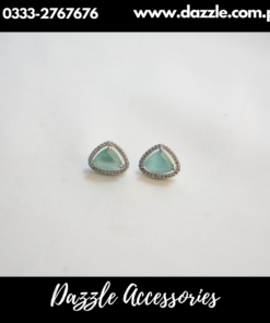 Mint Silver Plated Stud Earrings