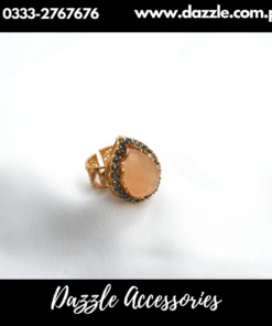 Peach Turkish Ring Adjustable Size