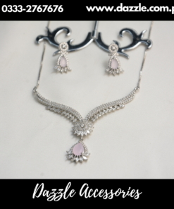 Pink Silver Pendant with Tops