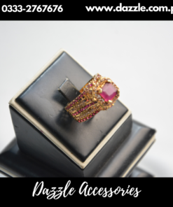 Ruby Statement Adjustable Ladies Ring