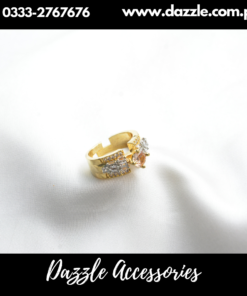 Two Tone Band Ring Ajustable Size