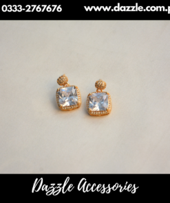 Two Tone Stud Earrings for her