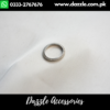 zirconia silver band ring