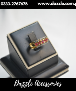 Ruby Delicate Band Ring Adjustable Size