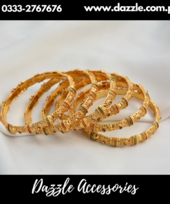 classic golden bangles set