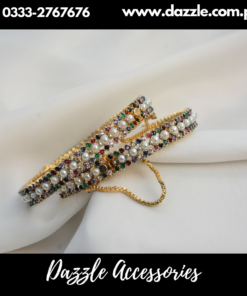 multi pearl bangles