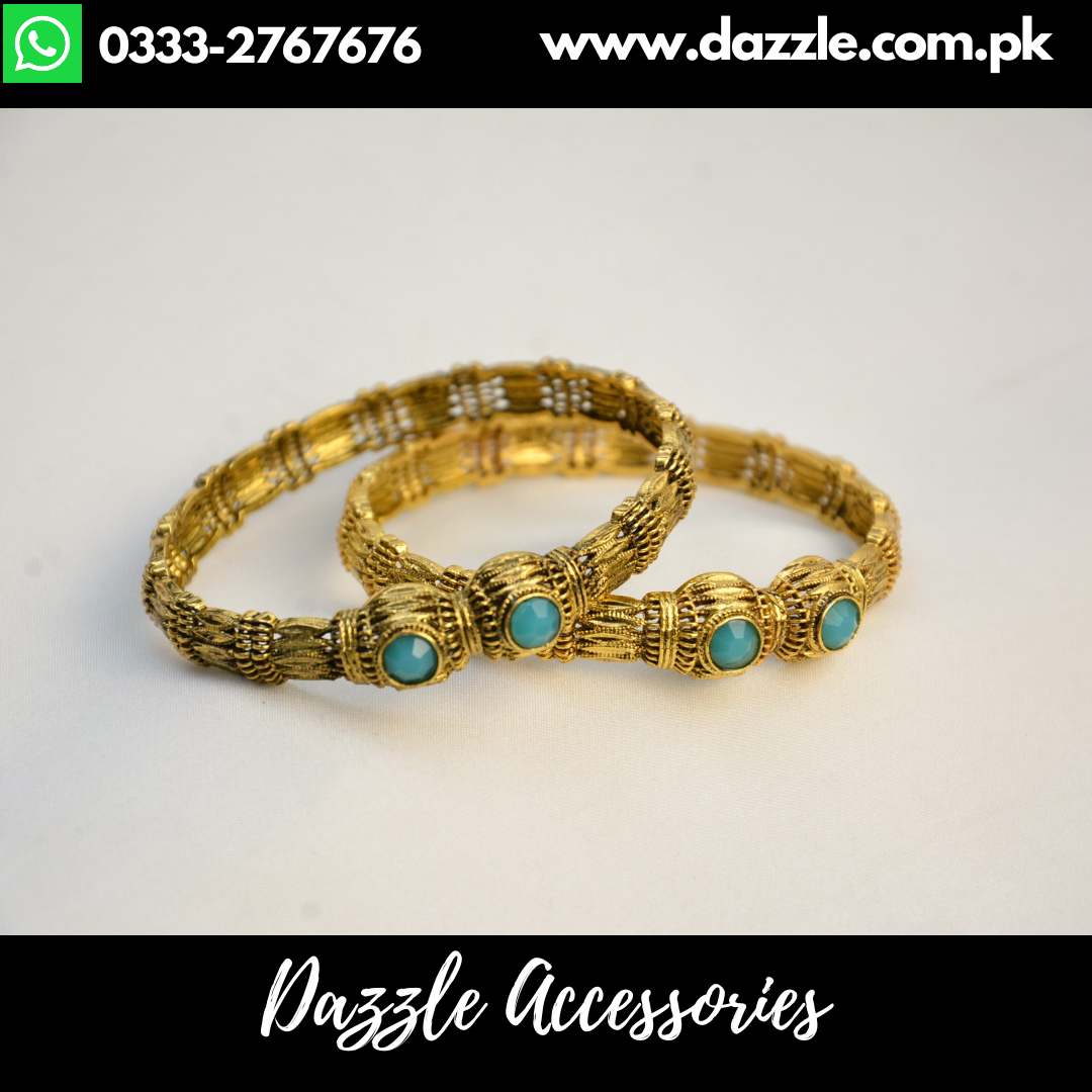 Feroza Antique Bangles Size 2.6 (Sawa Doo)