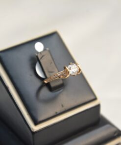 Golden Minimal Sleek gold plated ring