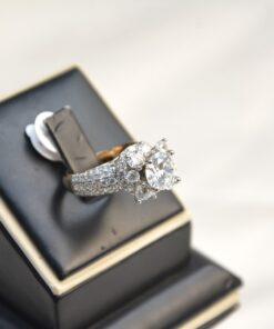 Floral Diamond Style Ring