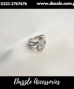 Silver Pearl Adjustable Ladies Ring