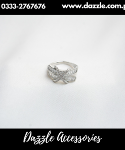 Zirconia Silver Plated Ring