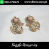 artistic antique pink earrings